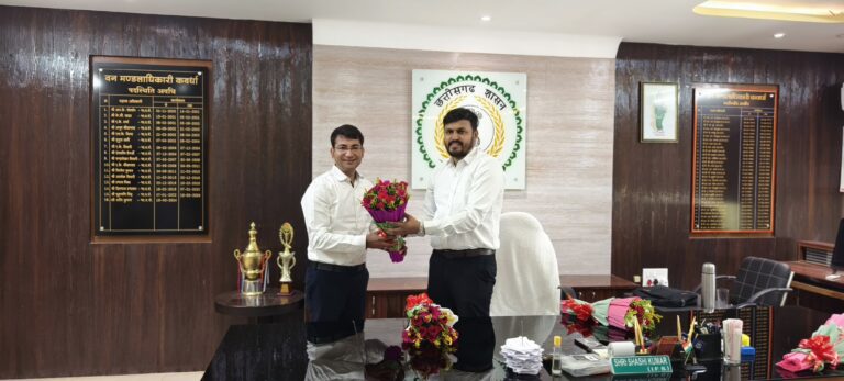 वनमंडलाधिकारी शशि कुमार का हुआ स्थानांतरण निखिल अग्रवाल ने लिया वनमंडल कवर्धा का प्रभार‘‘